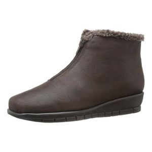 AEROSOLES Shoes - Aerosoles Nonchalant Boot, Brown Fabric US7.5 AEROSOLES Shoes - Aerosoles Nonchalant Boot, Brown Fabric US7.5